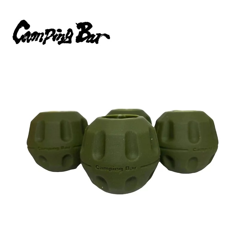 CampingBar 加大防滑椅腳球 (4入一組)/軍綠  ▶30E011